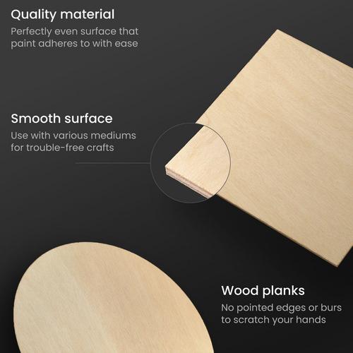Arteza Premium Wooden Slice Set