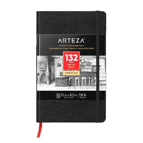 Arteza > Hardbound Sketchbook 5.1 x 8.3 - Arteza: A Cherry On Top