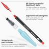 Real Brush Pens® - Set of 48 - Arteza