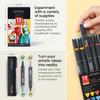 EverBlend™ Ultra Art Markers, Brush Nib, Bright Colors - Set of 12 - Arteza