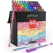 Gel Ink Pens, Assorted Colors - Set of 60 - Arteza