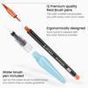 Real Brush Pens® - Set of 12 - Arteza