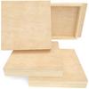 Wood Panels 10"x10" - Pack of 5 - Arteza