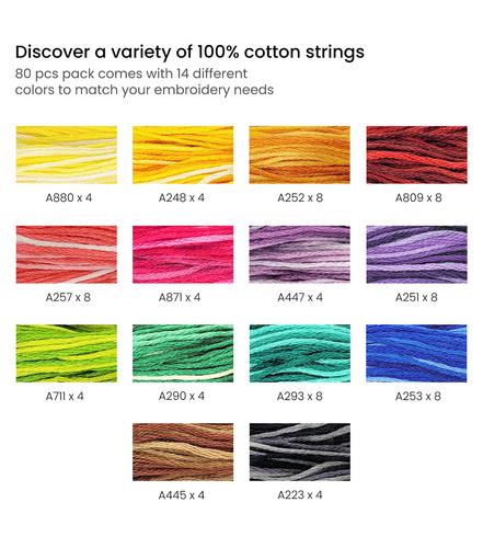 Arteza > 80 Piece Embroidery Floss Set - Arteza: A Cherry On Top