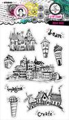Nr. 474, Dream House - Art By Marlene Signature Collection Stamp