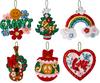 Peace And Love - Bucilla Felt Ornaments Applique Kit Set Of 6