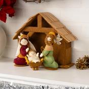 Holy Family Nativity Scene - Bucilla 3-D Felt Applique Kit Set Of 5