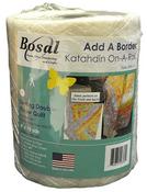 6"X10yd - Bosal Katahdin Add-A-Border 100% Organic Cotton Batting