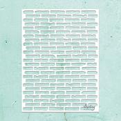 Brick Wall Stencil - Kreativa - Mintay Papers