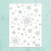 Snowflakes Stencil - Kreativa - Mintay Papers