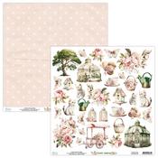 Elements Paper - Peony Garden - Mintay Papers
