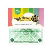 6x6 Grip Mat Guides Trio 1 - Waffle Flower Crafts