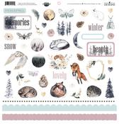 Frosted Forest 12x12 Sticker Sheet  - Fancy Pants Designs
