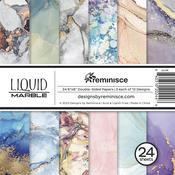 Liquid Marble 6x6 Paper Pad - Reminisce
