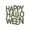 Happy Halloween Inlay Large Phrase Die - Photoplay