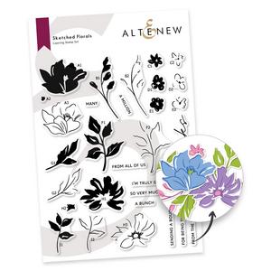 Sketched Florals Stamp Set - Altenew