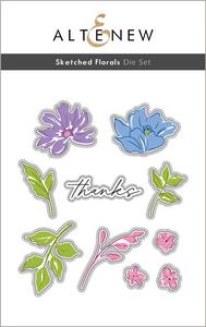 Sketched Florals Die Set - Altenew
