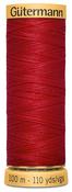 Bright Red - Gutermann Natural Cotton Thread 110yd