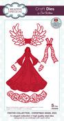 Festive Christmas Angel 2023 - Creative Expressions Craft Dies By Sue Wilson