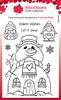 Singles Snow Gnomes - Woodware Clear Stamps 4"X6"
