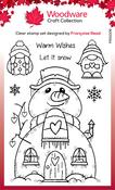Singles Snow Gnomes - Woodware Clear Stamps 4"X6"