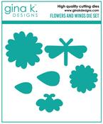 Flowers And Wings Die - Gina K Designs