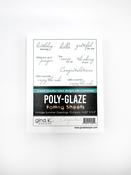 Vintage Summer Greetings Poly-Glaze Foiling Sheets - Gina K Designs