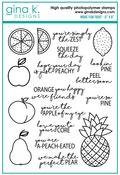 More Fun Fruit Stamp Set - Gina K Designs