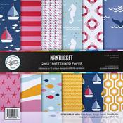 Nantucket 12x12 Patterned Paper Pad - Catherine Pooler