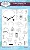 Planner Icons - Creative Expressions Clear Stamp 4"x6" By Helen Colebrook