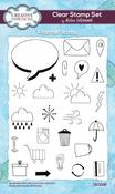 Planner Icons - Creative Expressions Clear Stamp 4"x6" By Helen Colebrook