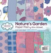 Natures Garden - Creative Expressions Paper Pad 8"X8" By Helen Colebrook