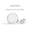 Briging Christmas To You - House Mouse Cling Rubber Stamp