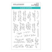 Envelope of Wonder Sentiments Stamp Set - Spellbinders