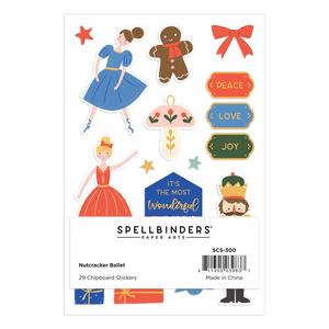 Nutcracker Ballet Chipboard Stickers - Spellbinders