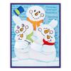 Snowman Hugs Faces & Sentiments Clear Stamp Set - Stampendous