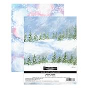 Winter Splash 8.5x11 Quick Card Backgrounds - Stampendous