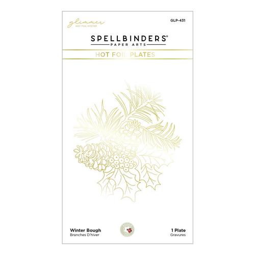 Spellbinders - Hot Foil Plate - Full Bloom Poinsettia Glimmer Hot Foil Plate