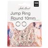Silver - John Bead Jump Ring Round 10mm 100/Pkg