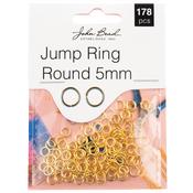 Gold - John Bead Jump Ring Round 5mm 178/Pkg