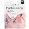 Clear - John Bead Plastic Earring Backs 200/Pkg