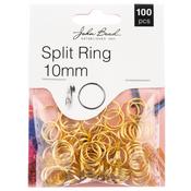 Gold - John Bead Split Ring 10mm 100/Pkg