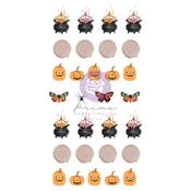 Pumpkin Spells Puffy Stickers - Twilight - Prima
