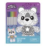 Softie Bear Color Your Own Stuffed Animal - Make It Colorful - American Crafts