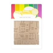 Doodle Print Foil Plate - Waffle Flower Crafts