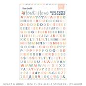 Heart & Home Mini Puffy Alphabet Stickers - Cocoa Vanilla Studio