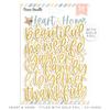 Heart & Home Titles With Gold Foil - Cocoa Vanilla Studio