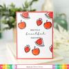 Fruity Background Coloring Stencil - Waffle Flower Crafts