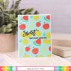 Fruity Background Coloring Stencil - Waffle Flower Crafts