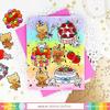 Fruity Background Foil Plate - Waffle Flower Crafts
